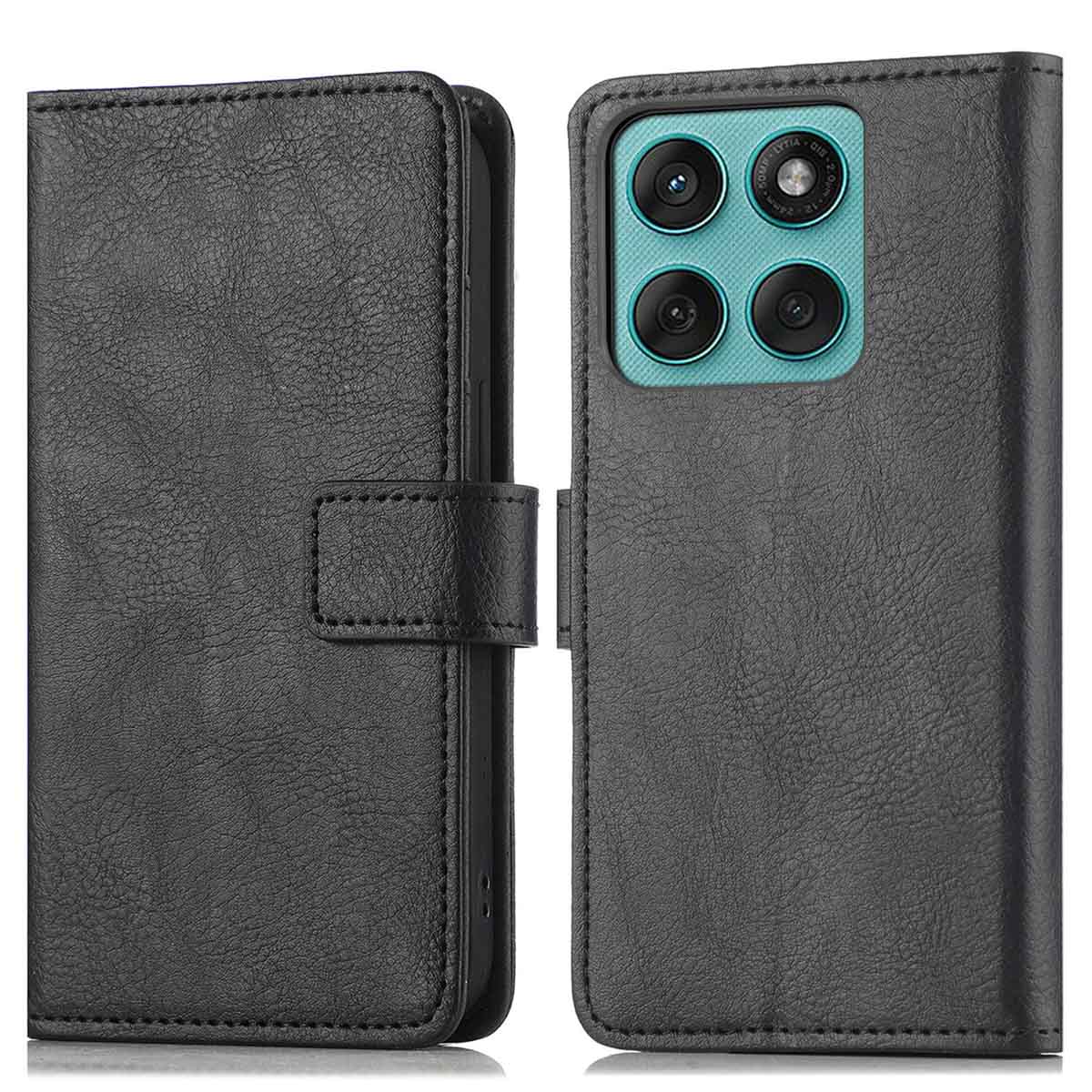 imoshion Luxe Bookcase voor de Motorola Edge 60 Pro - Zwart