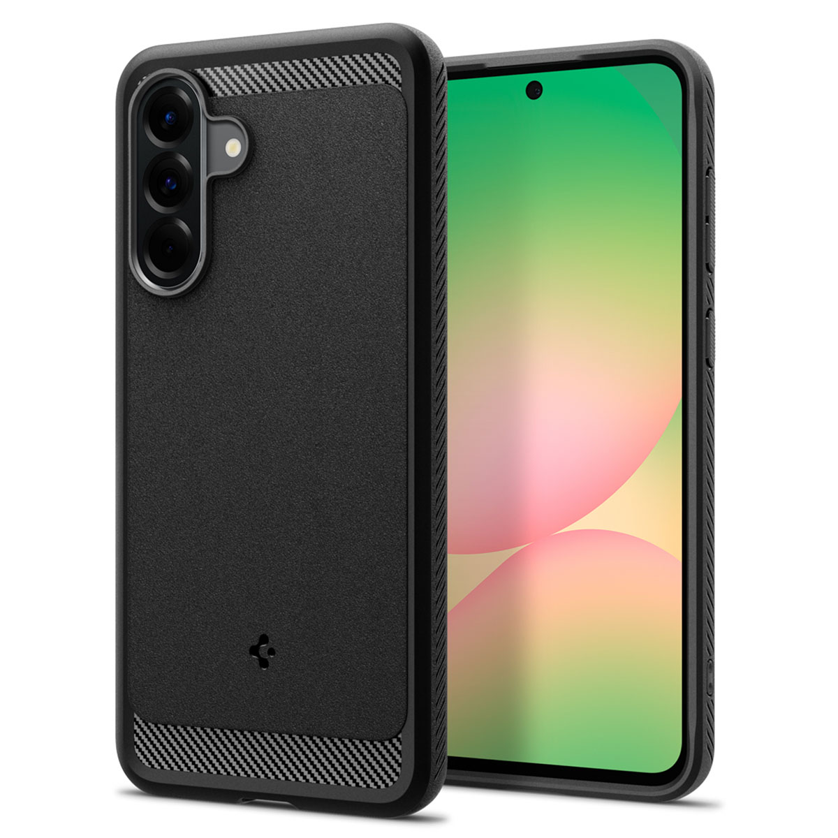 Spigen Rugged Armor Backcover voor de Samsung Galaxy A56 - Matte Black