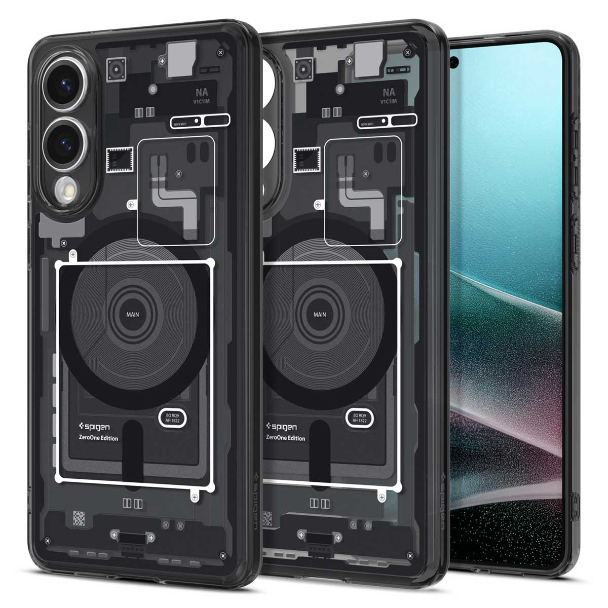Spigen Coque Ultra Hybrid Zero One MagFit Samsung Galaxy S25 Edge - Noir