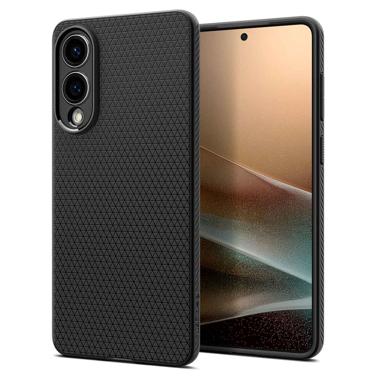 Spigen Coque Liquid Air™ Samsung Galaxy S25 Edge - Noir