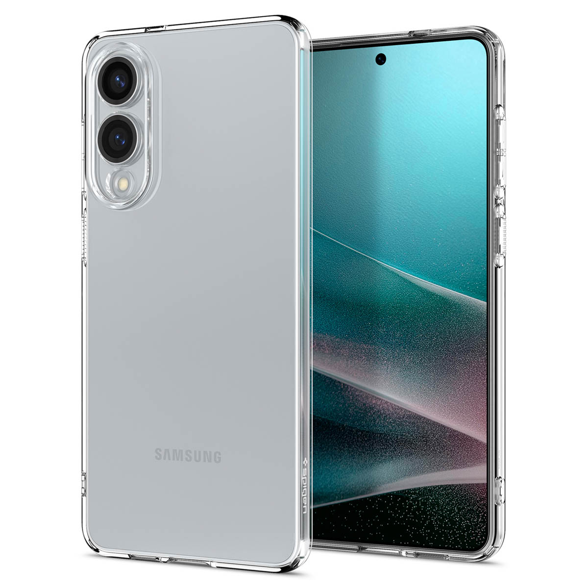 Spigen Coque Liquid Crystal Samsung Galaxy S25 Edge - Crystal Clear