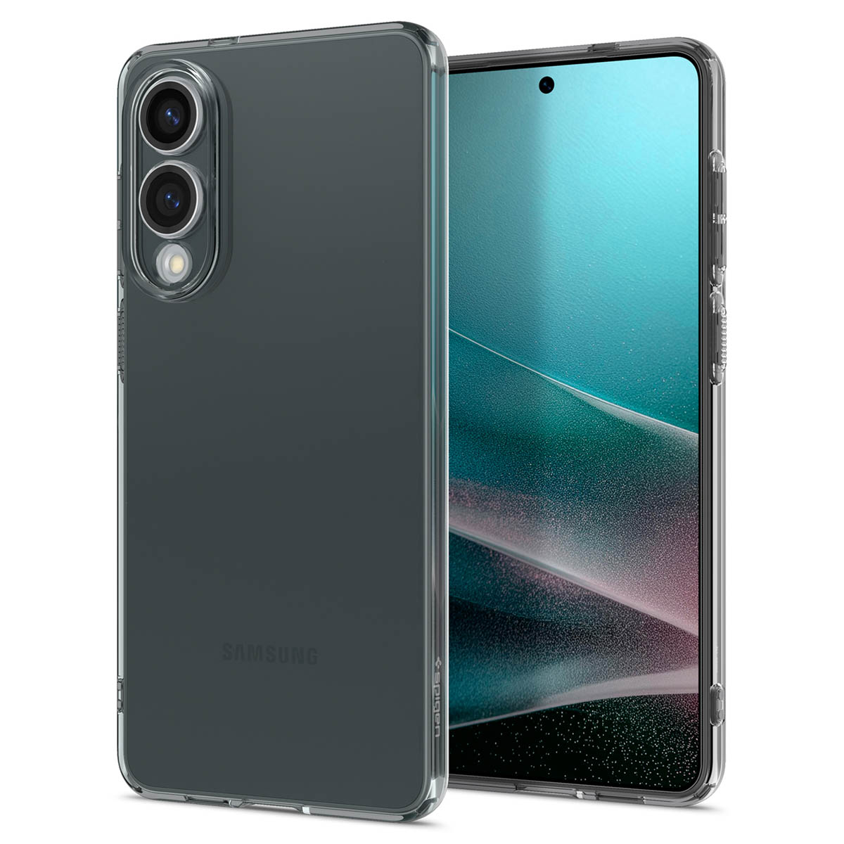 Spigen Coque Liquid Crystal Samsung Galaxy S25 Edge - Space Crystal