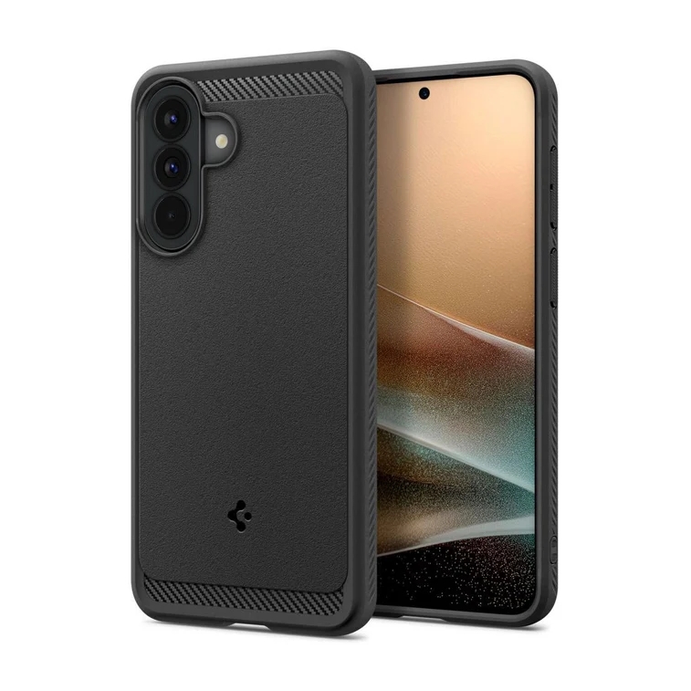 Spigen Rugged Armor Backcover voor de Samsung Galaxy A57 (5G) - Zwart