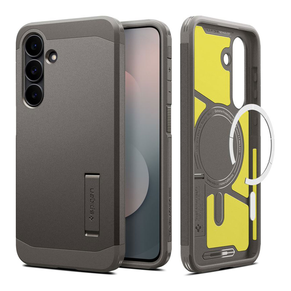 Spigen Coque Tough Armor MagSafe Samsung Galaxy S25 FE - Gunmetal