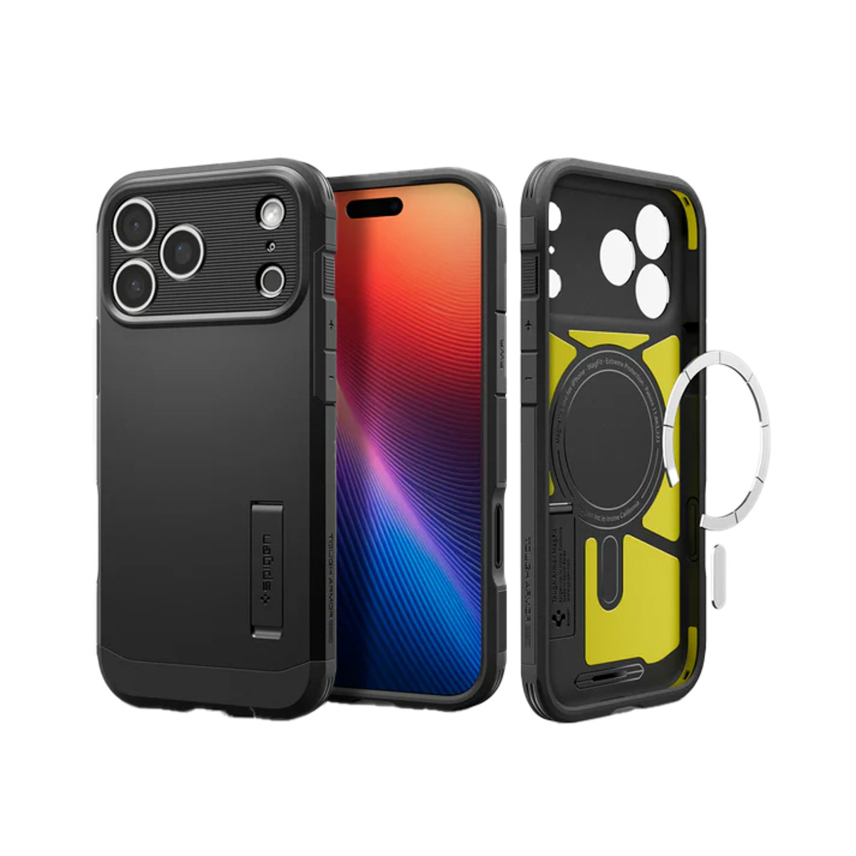 Spigen Coque Tough Armor MagSafe Apple iPhone 17 Pro Max - Black