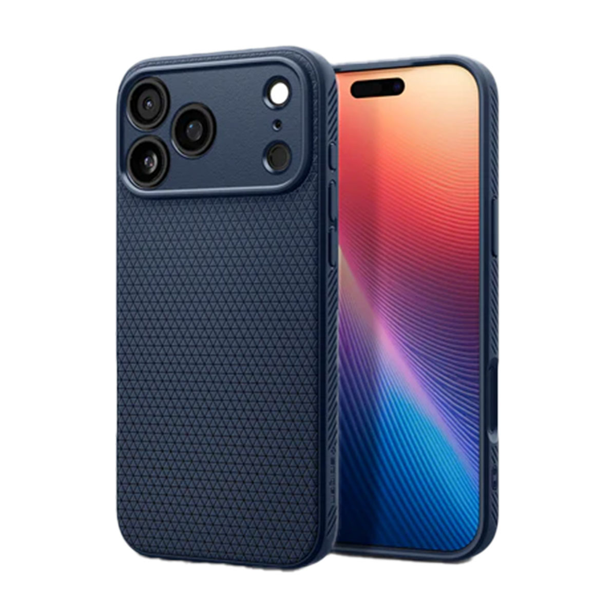 Spigen Liquid Air™ Backcover voor de Apple iPhone 17 Pro - Navy Blue