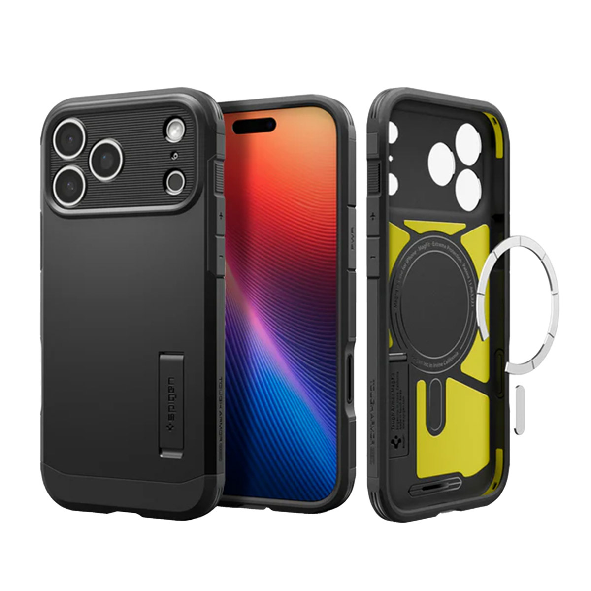 Spigen Coque Tough Armor MagSafe Apple iPhone 17 Pro - Black