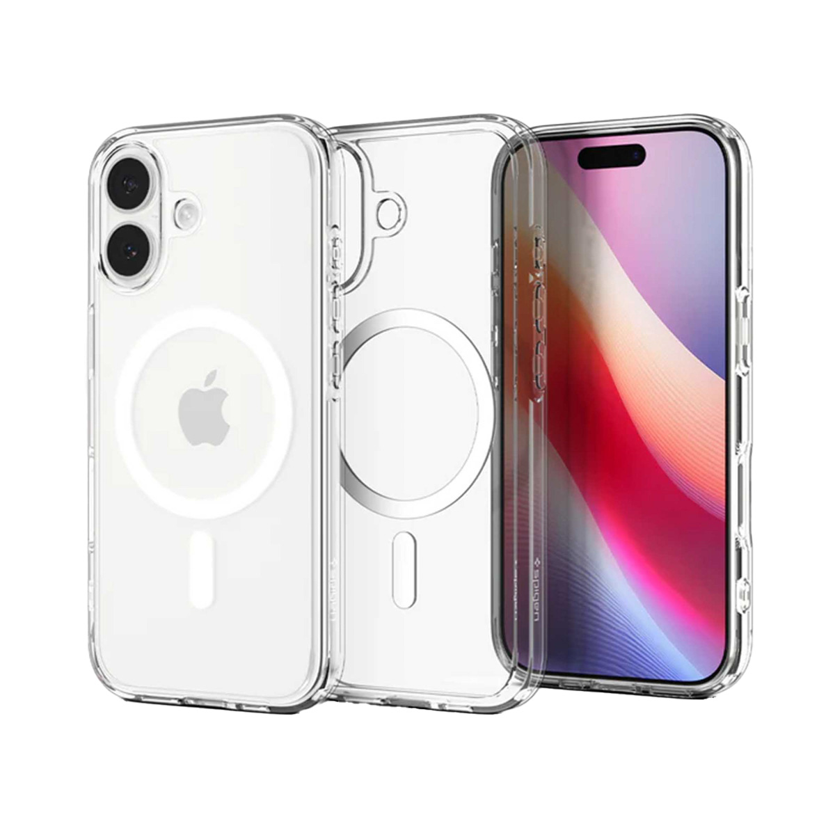 Spigen Coque Ultra Hybrid MagSafe Apple iPhone 17 - Clear / White