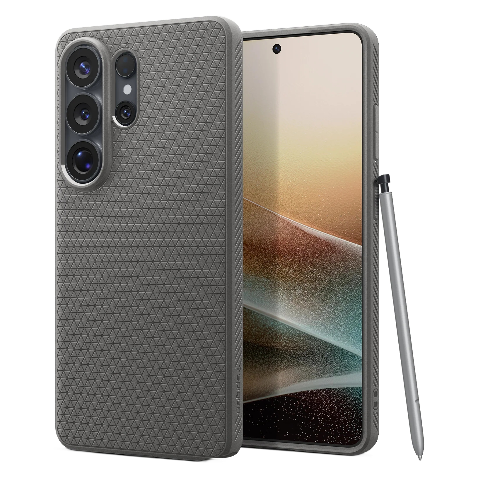 Spigen Coque Liquid Air™ MagFit Samsung Galaxy S26 Ultra - Marble Gray