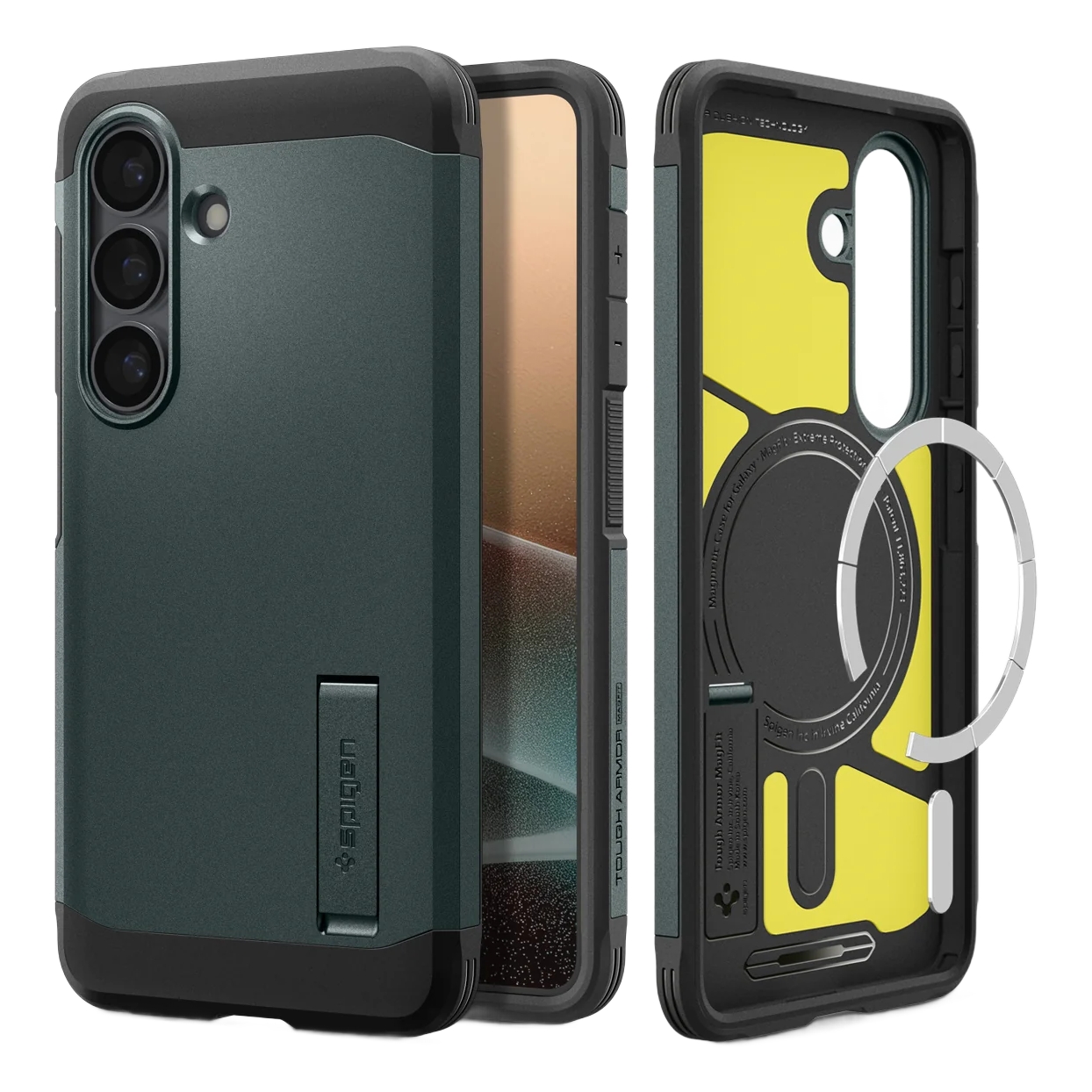 Spigen Tough Armor Backcover MagSafe voor de Samsung Galaxy S26 - Black