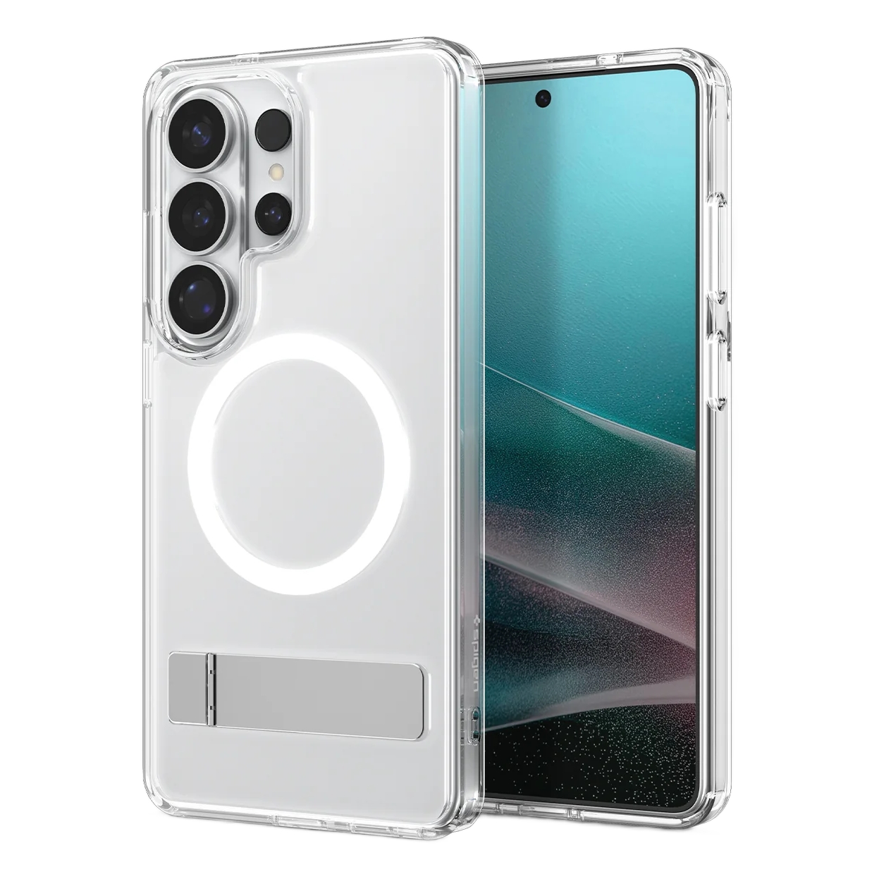 Spigen Coque Ultra Hybrid S MagSafe Samsung Galaxy S26 Ultra - Clear / White