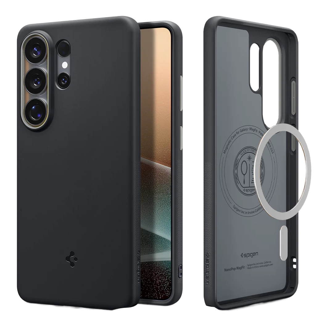 Spigen Coque Nano Pop MagFit Samsung Galaxy S26 Ultra - Black Sesame