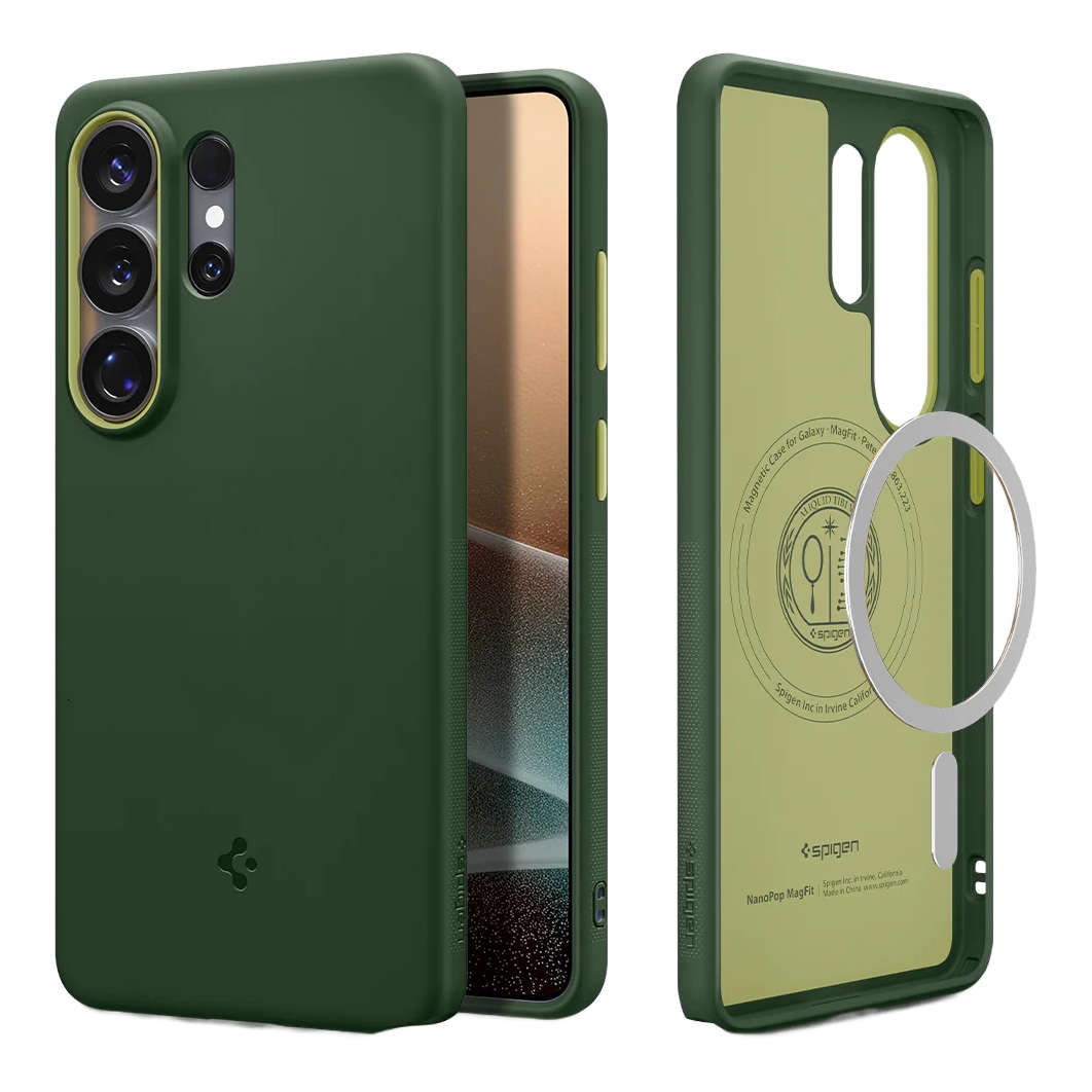 Spigen Coque Nano Pop MagFit Samsung Galaxy S26 Ultra - Avo Green