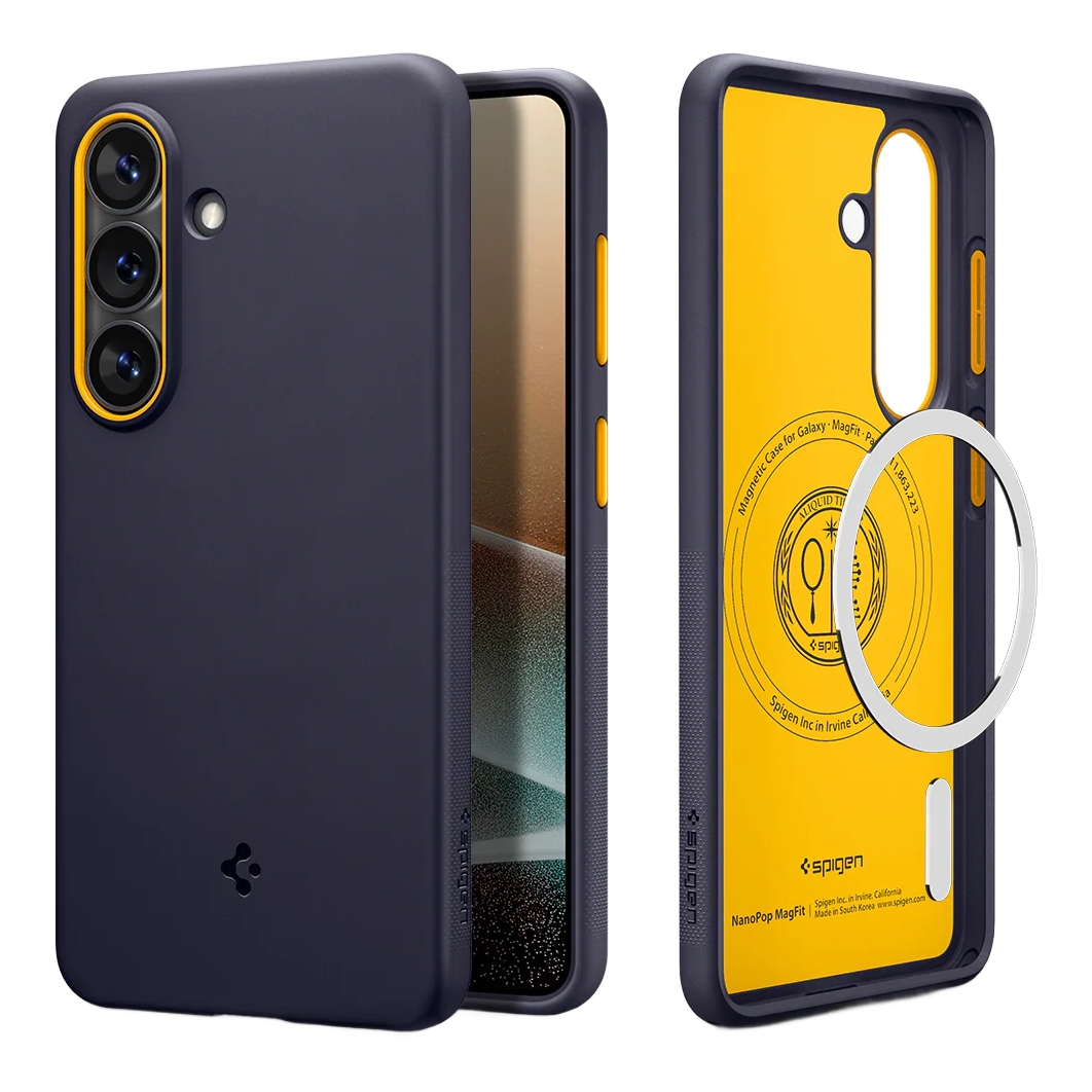 Spigen Coque Nano Pop MagFit Samsung Galaxy S26 - Blueberry Navy
