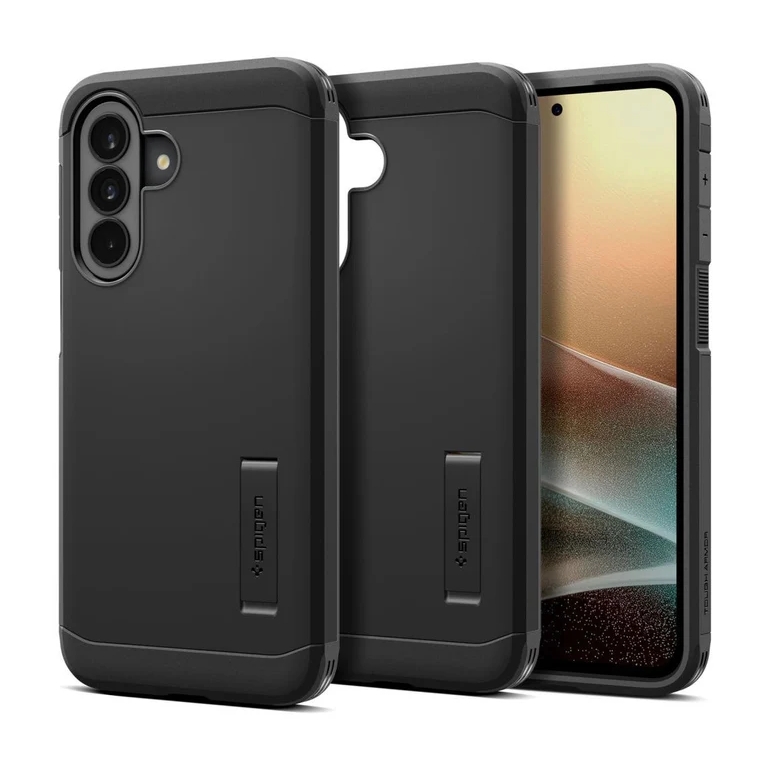 Spigen Tough Armor Backcover voor de Samsung Galaxy A37 (5G) - Zwart