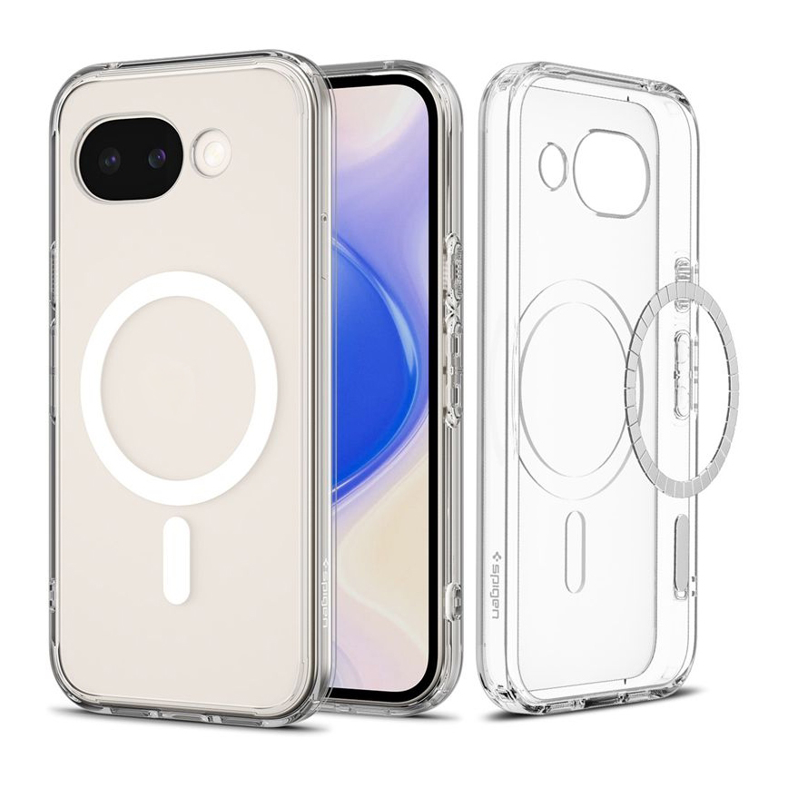 Spigen Coque Ultra Hybrid MagSafe Google Pixel 10a - Clear / White