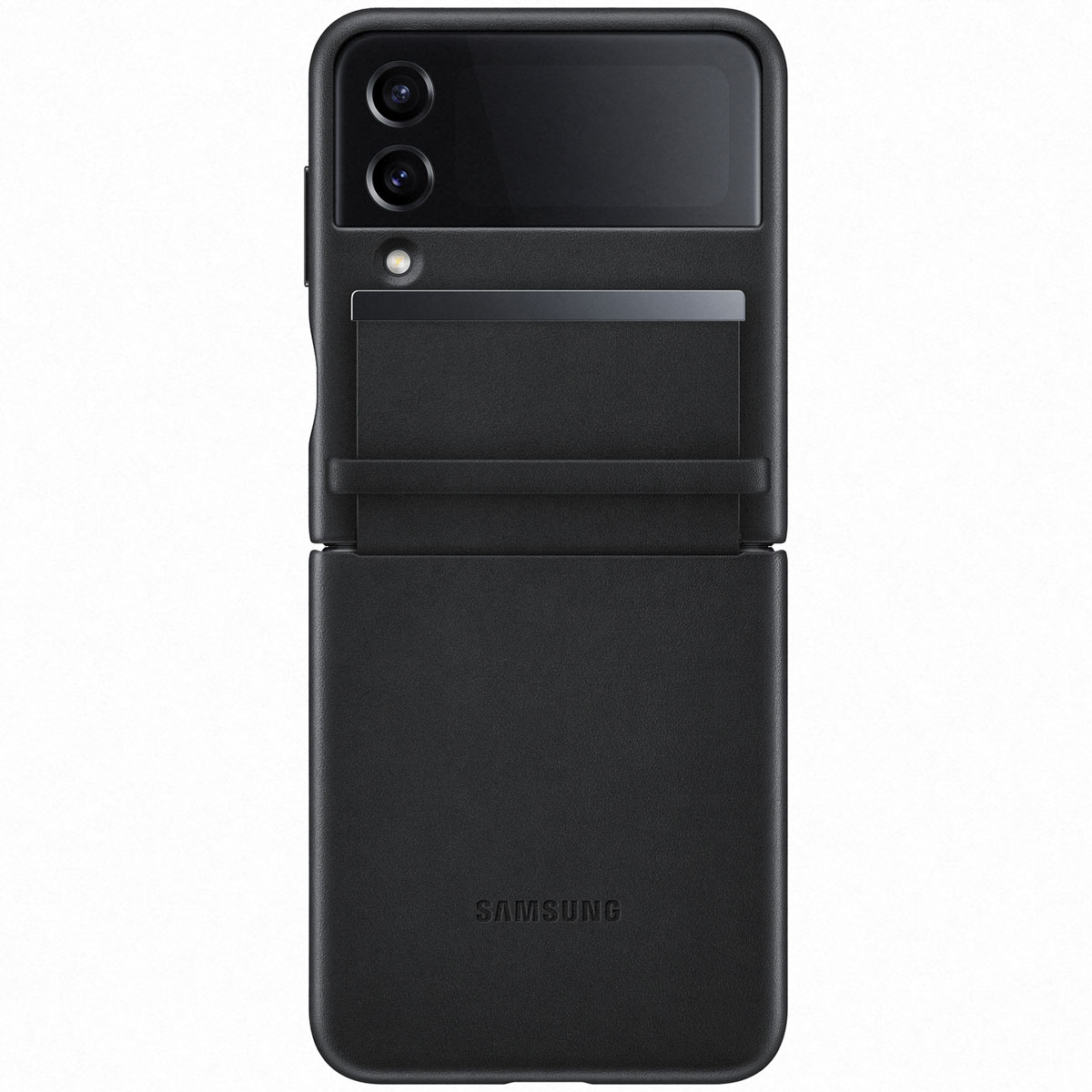 Original Coque Leather Samsung Galaxy Z Flip 4 - Noir
