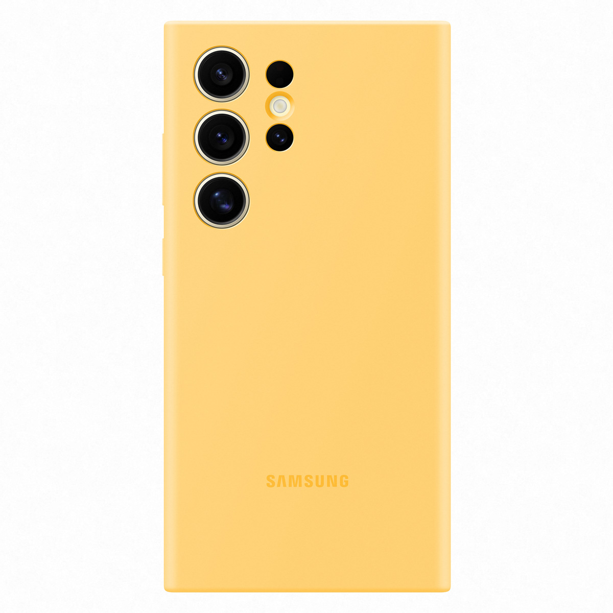 Original Coque en silicone Samsung Galaxy S24 Ultra - Yellow