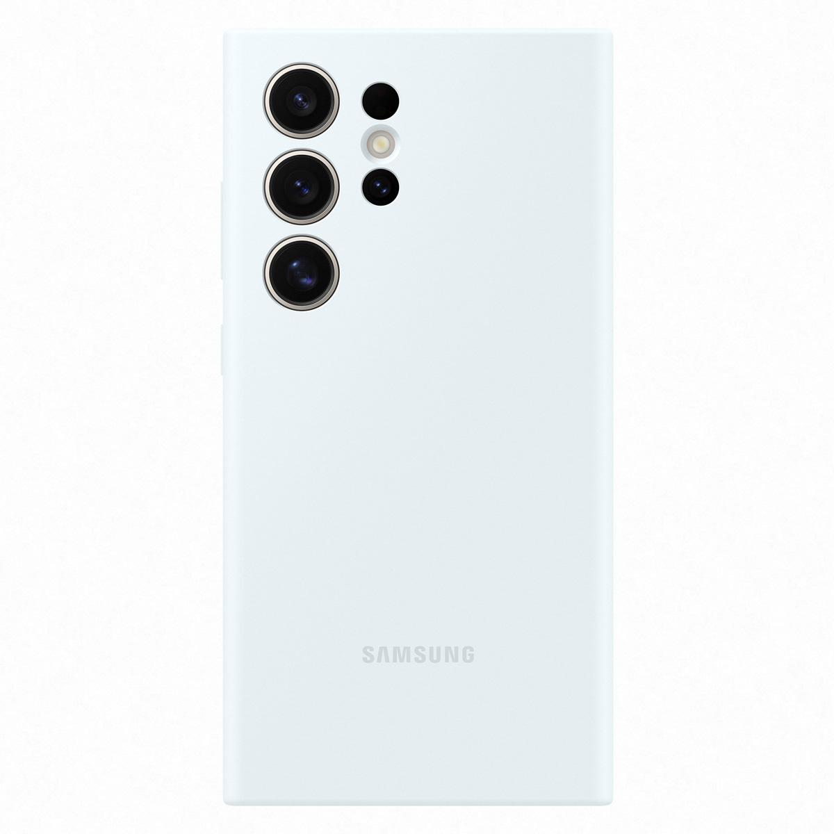 Original Coque en silicone Samsung Galaxy S24 Ultra - White