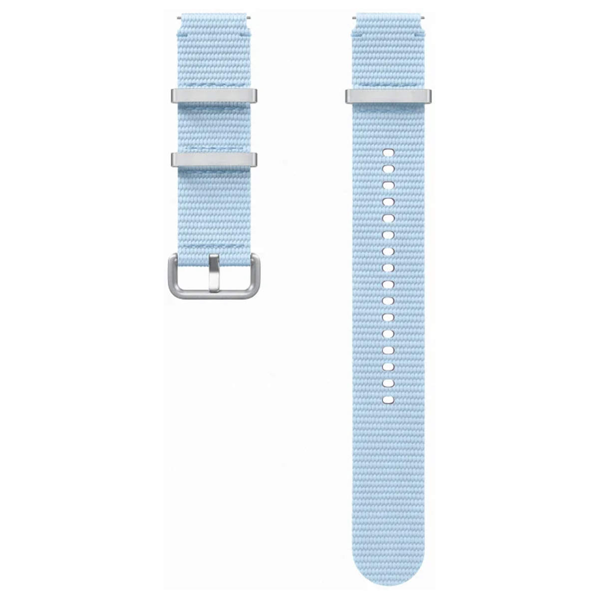 Bracelet Athleisure original Samsung Galaxy Watch 4 / 5 / 6 / 7 / FE (20 mm) - Taille M/L - Sky Blue