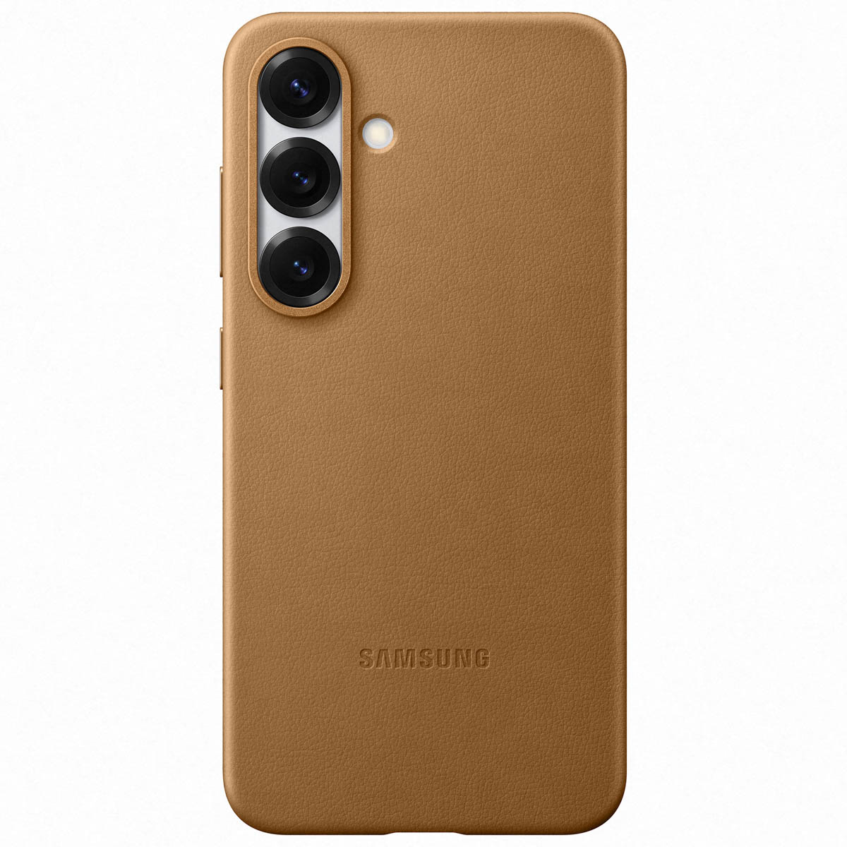 Original Coque KindSuit en Cuir Végan Samsung Galaxy S25 - Doré