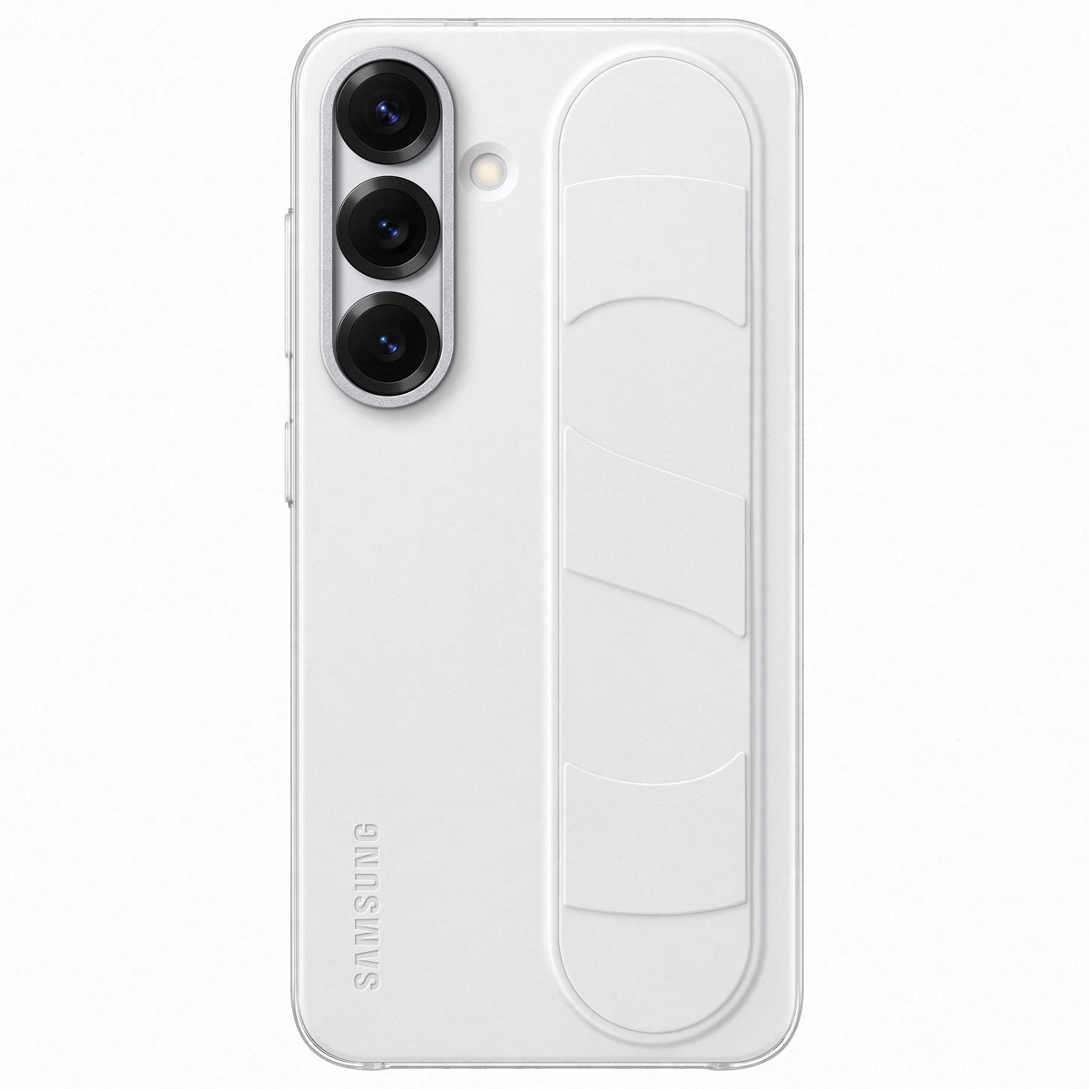 Originele Standing Grip Case voor de Samsung Galaxy S25 - Wit
