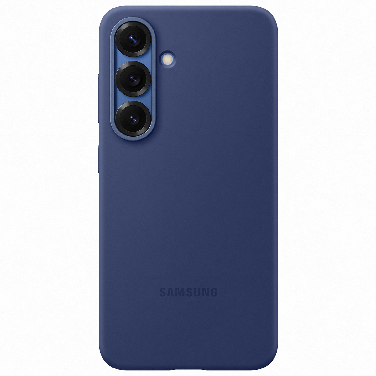 Original Coque en silicone Samsung Galaxy S25 - Bleu