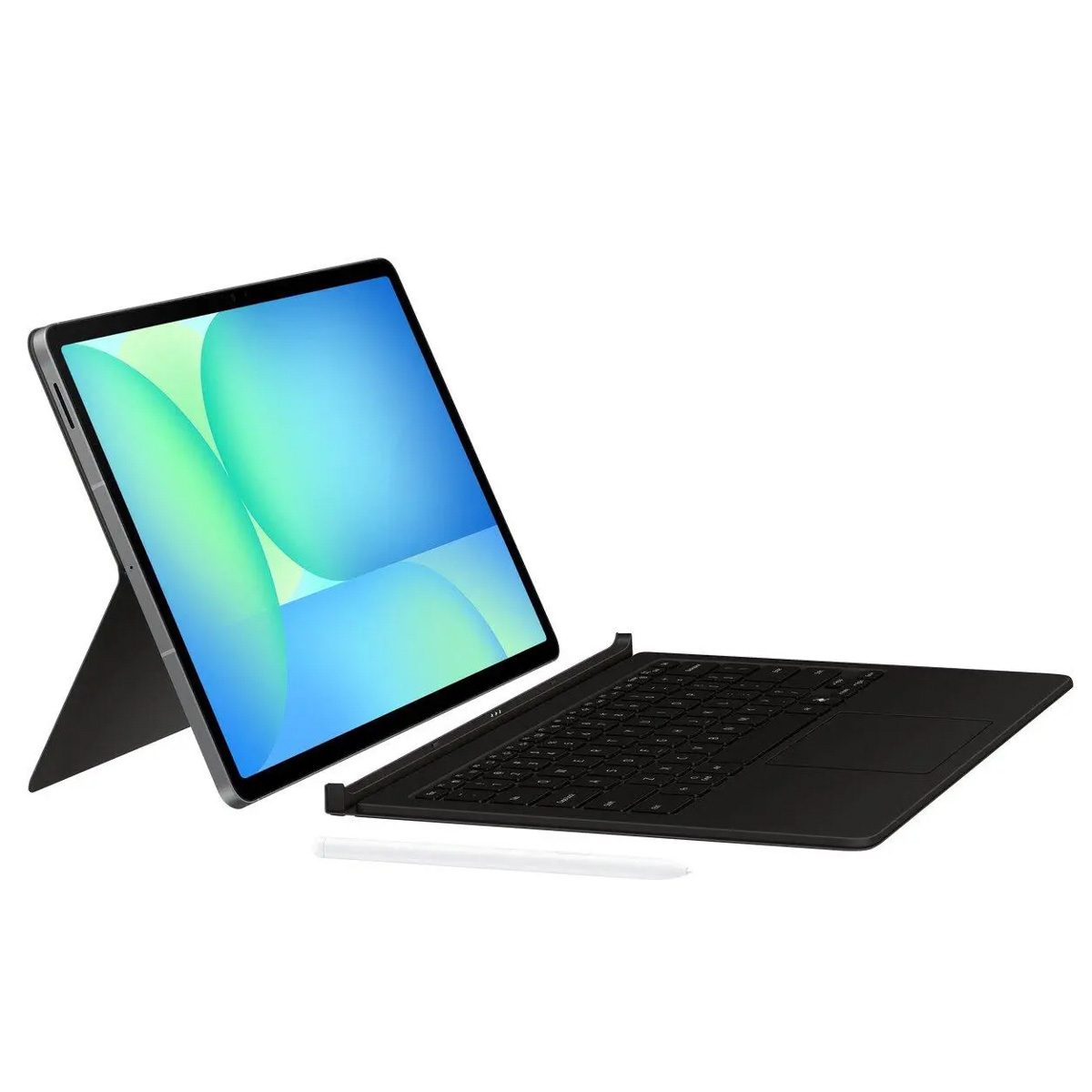 Clavier avec étui livre Samsung Galaxy Tab S10 FE Plus - QWERTY / NL - Noir