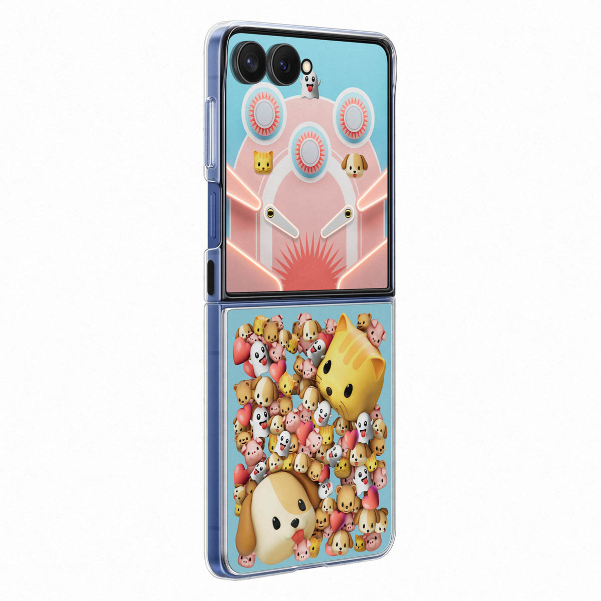 Coque FlipSuit originale Samsung Galaxy Z Flip 7 - Transparent