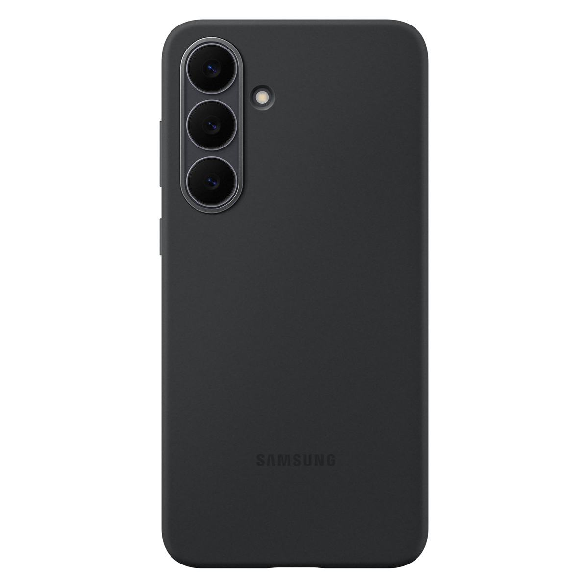 Originele Silicone Backcover voor de Samsung Galaxy S25 FE - Zwart