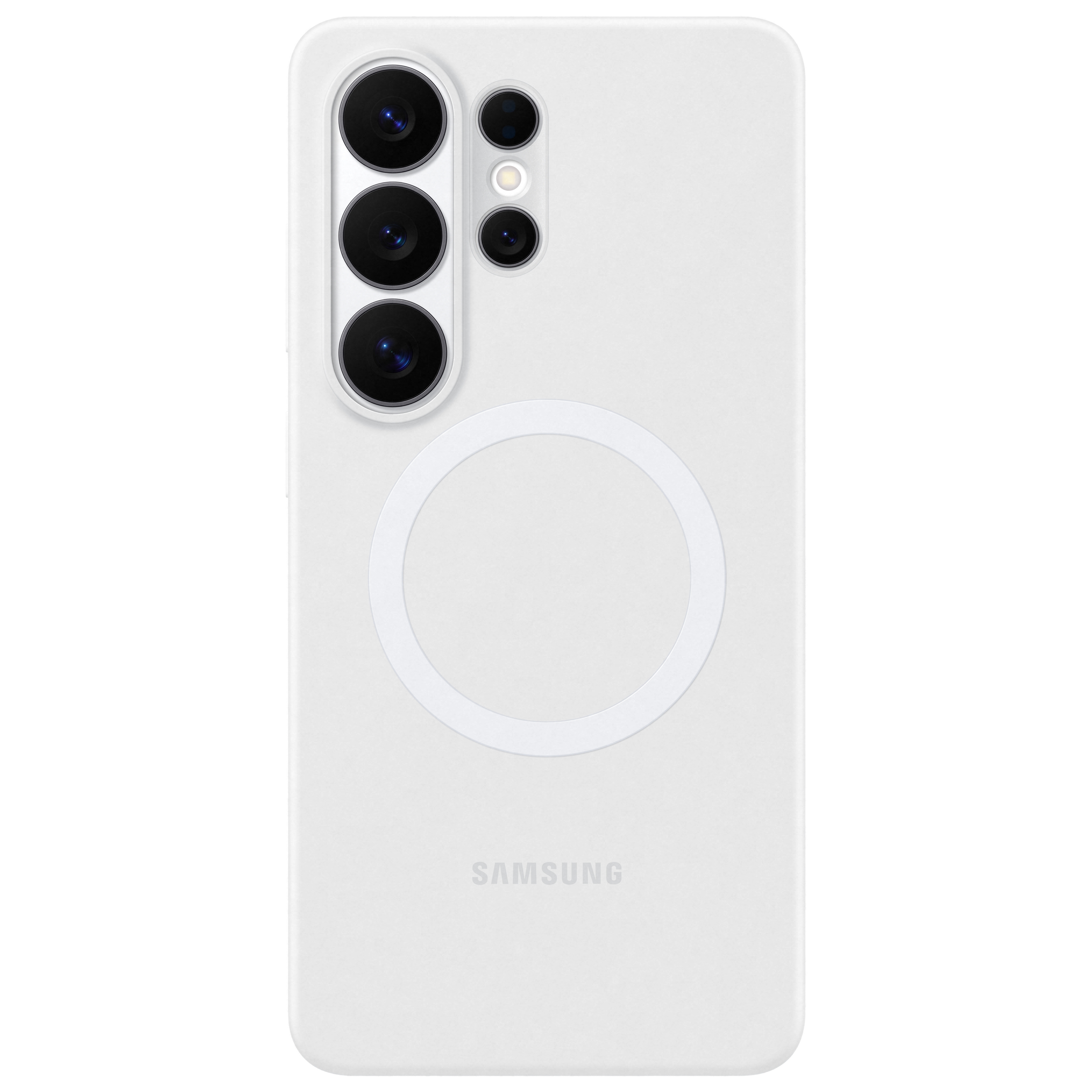 Silicone Magnet Backcover voor de Samsung Galaxy S26 Ultra - White