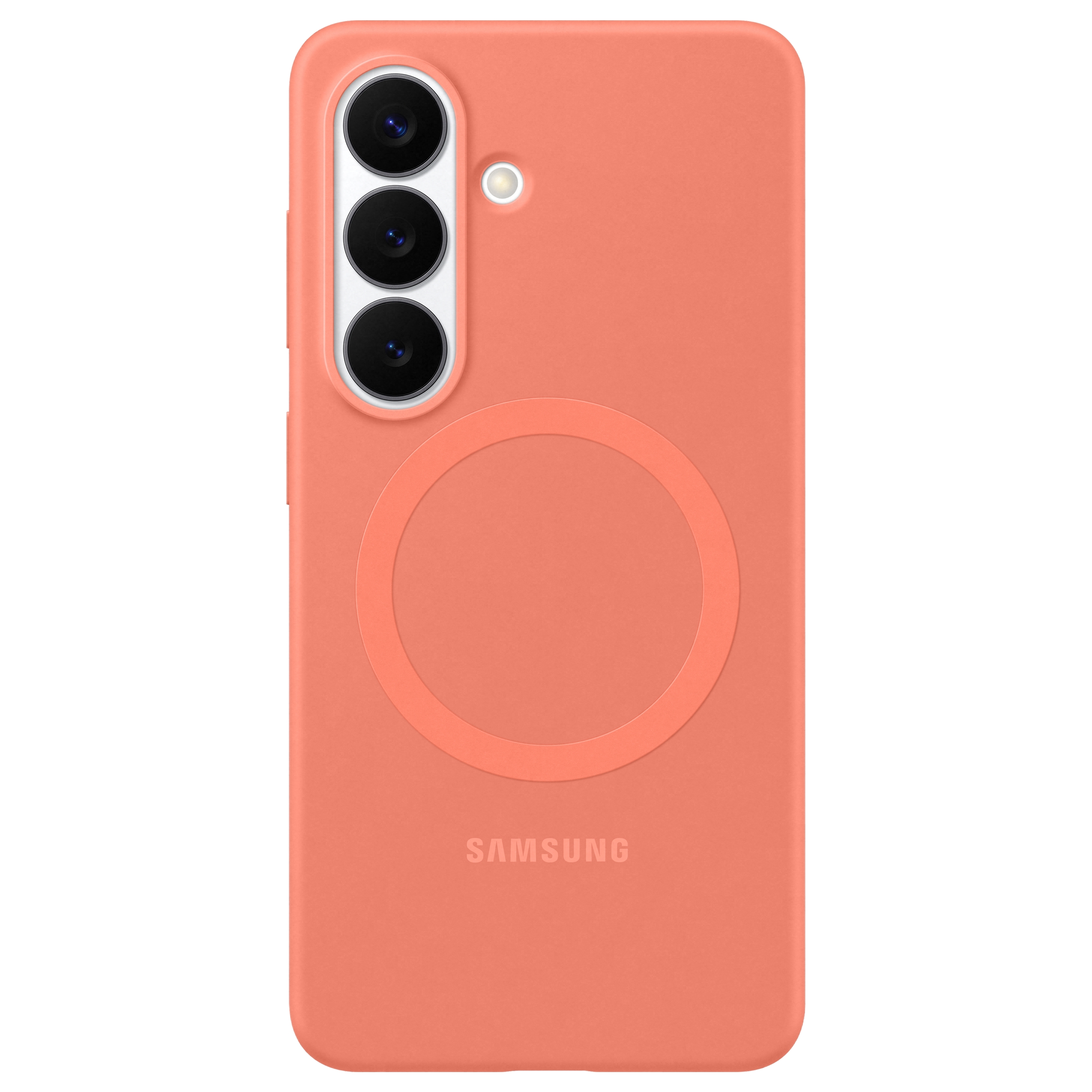 Silicone Magnet Backcover voor de Samsung Galaxy S26 Plus - Coral Red