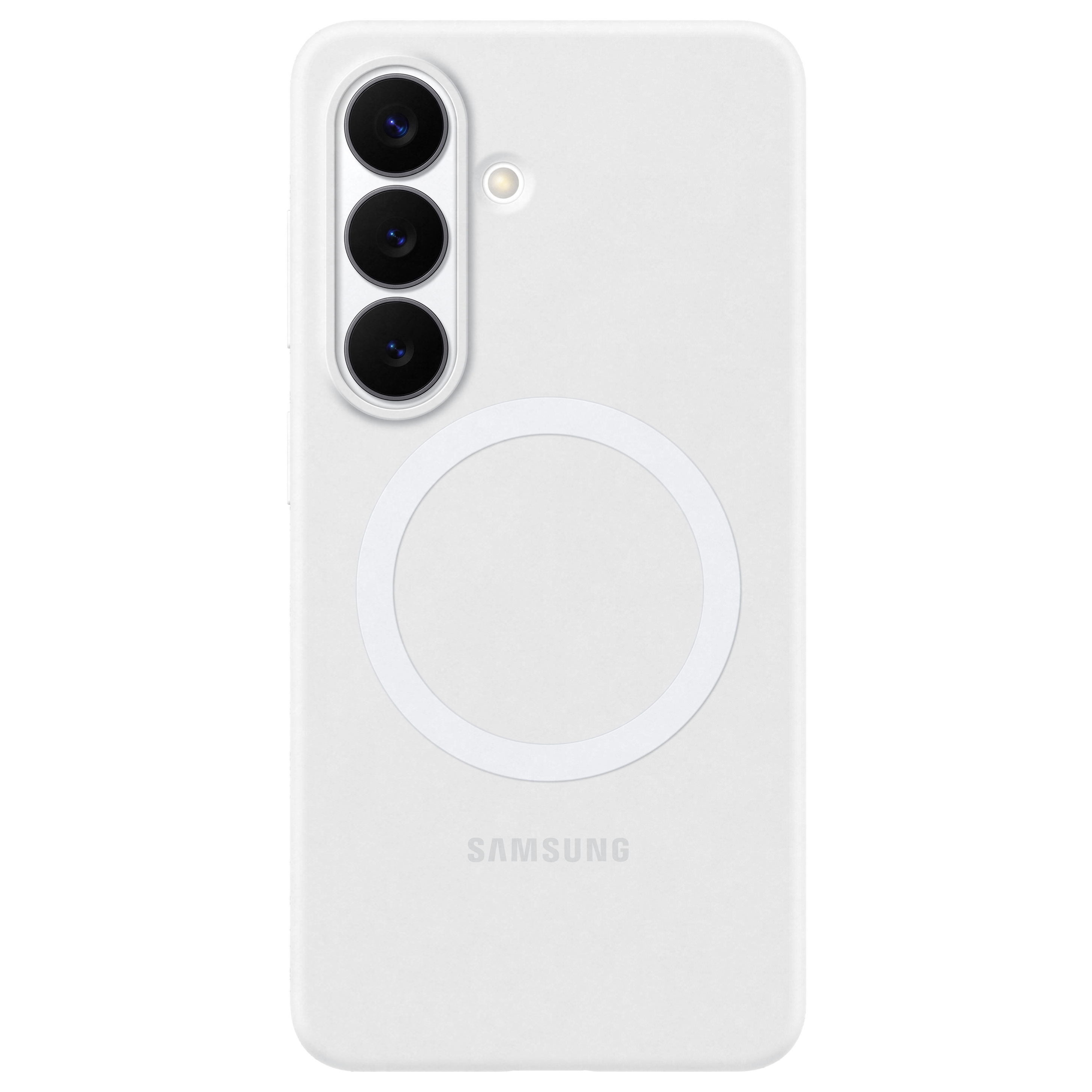 Silicone Magnet Backcover voor de Samsung Galaxy S26 - White