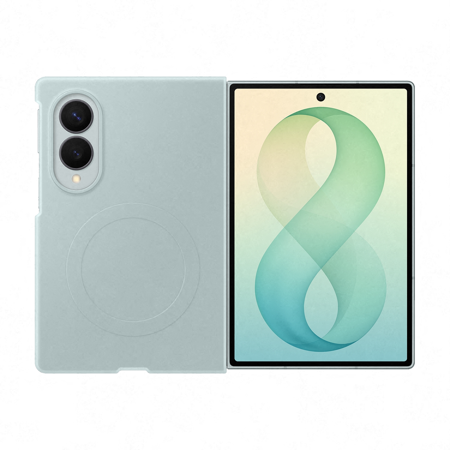Coque Silicon Magnet Samsung Galaxy Z Fold 8 - Green