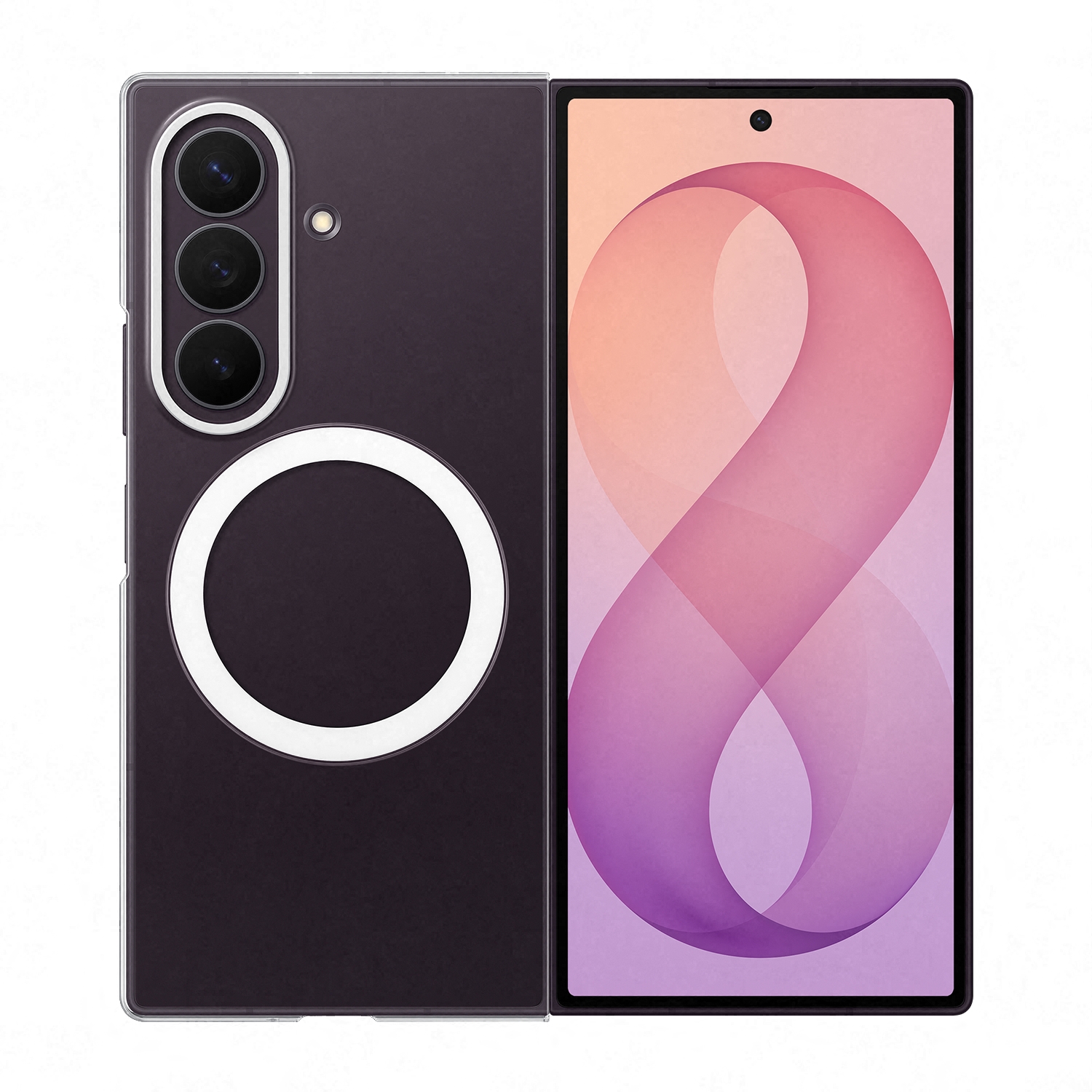 Coque Clear Magnet Samsung Galaxy Z Fold 8 Ultra - Transparent