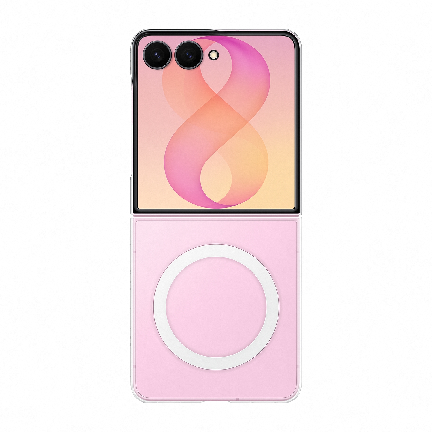 Clear Magnet Case voor de Samsung Galaxy Z Flip 8 - Transparant
