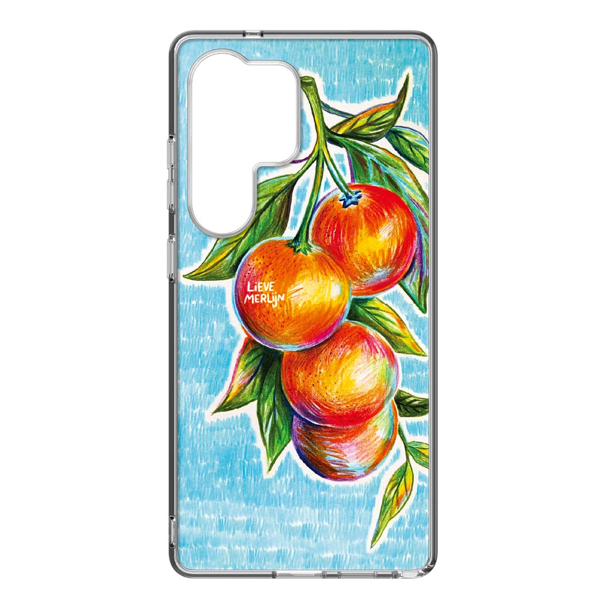 Hybrid Case Samsung Galaxy S25 Ultra - Lieve Merlijn / Mandarin