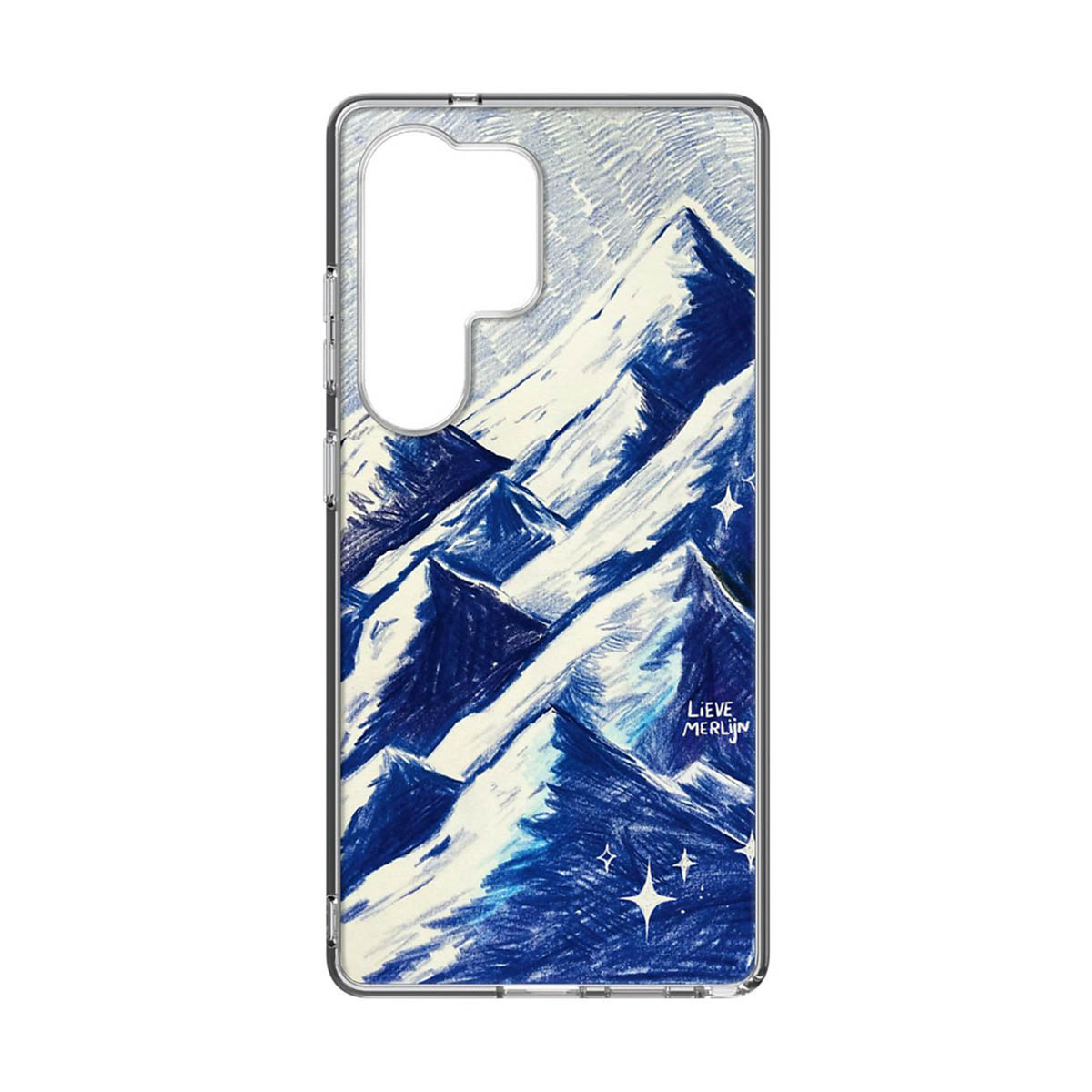 Hybrid Case Samsung Galaxy S25 Ultra - Lieve Merlijn / Mountain