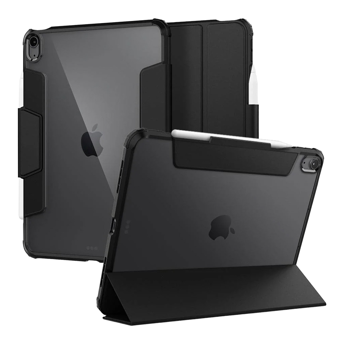 Spigen Coque tablette Hybrid Pro Apple iPad Air 11 pouces (2026) M4 / (2025) M3 / (2024) M2 / Air 5 (2022) / Air 4 (2020) - Black