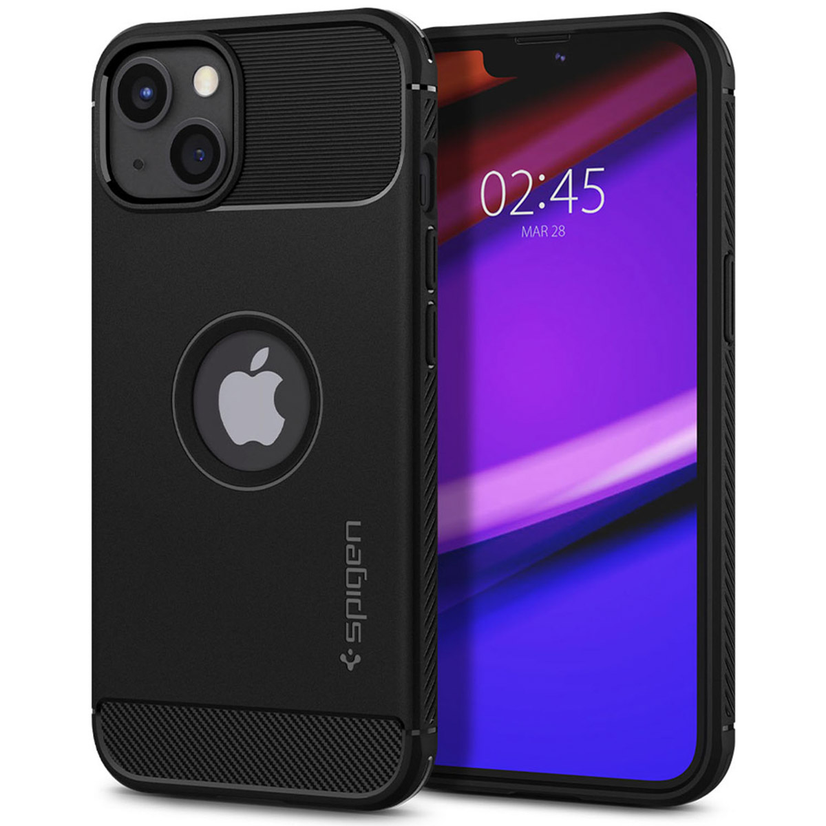 Spigen Coque Rugged Armor Apple iPhone 13 - Noir