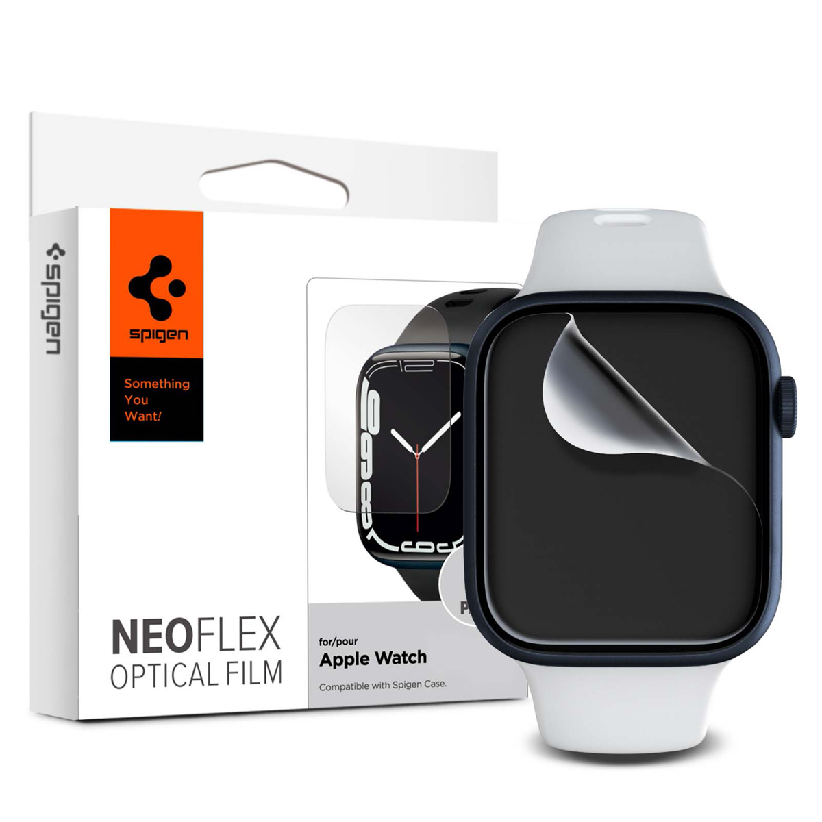 Spigen Neo Flex Optical Film Screenprotector (3 pack) voor de Apple Watch Series 4-9 / SE - 44/45 mm