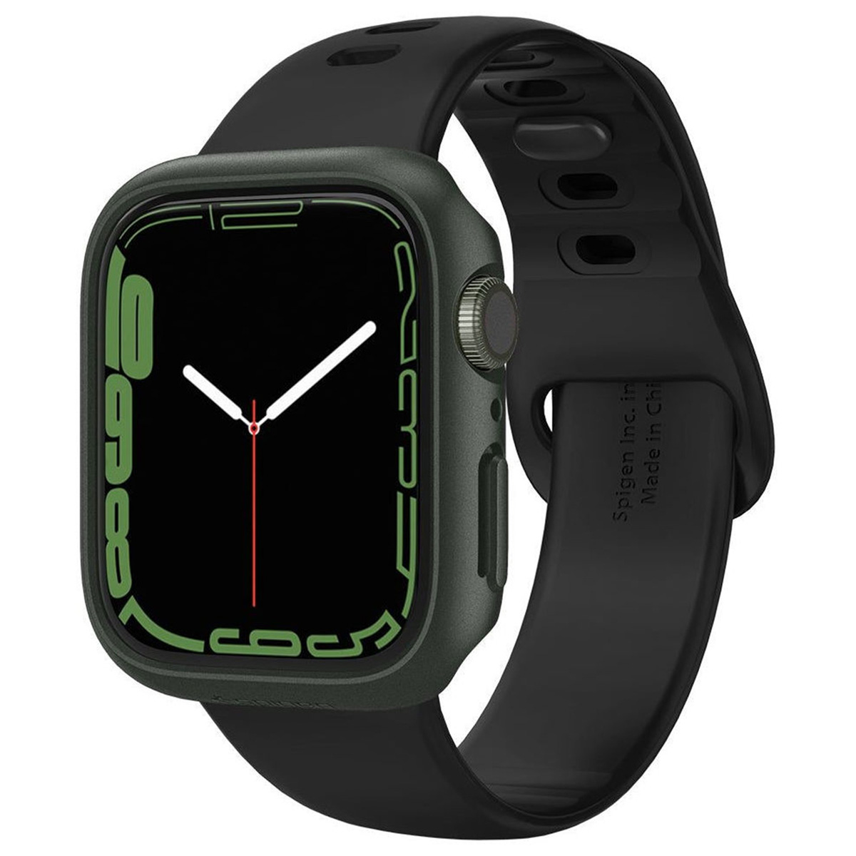 Spigen Bumper Thin Fit™ Apple Watch 7 / 8 / 9 - 45 mm - Vert
