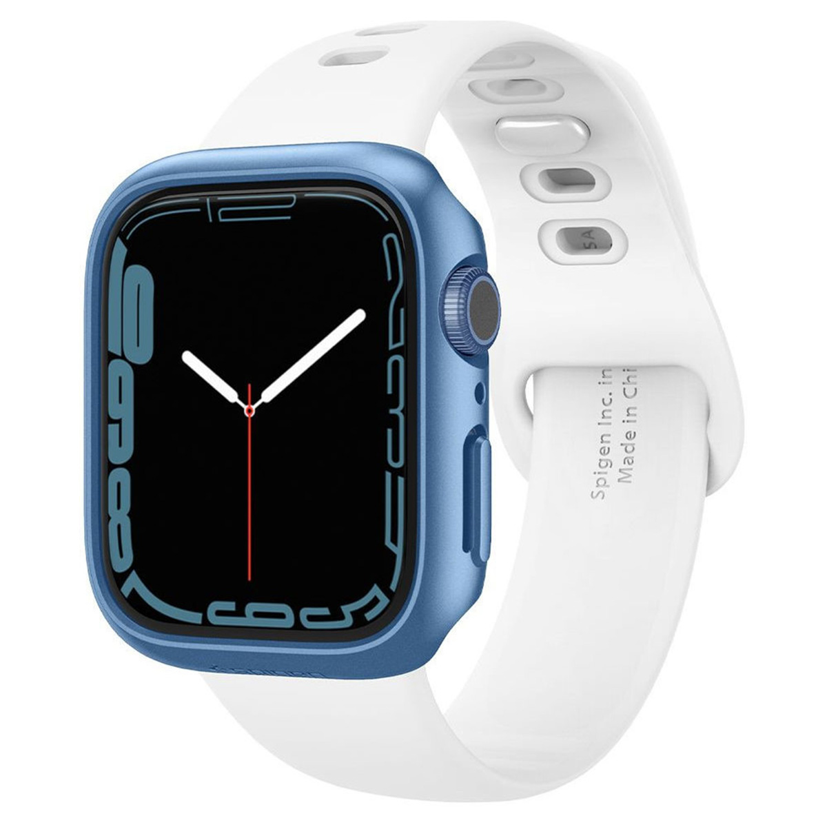 Spigen Bumper Thin Fit™ Apple Watch 7 / 8 / 9 - 45 mm - Bleu