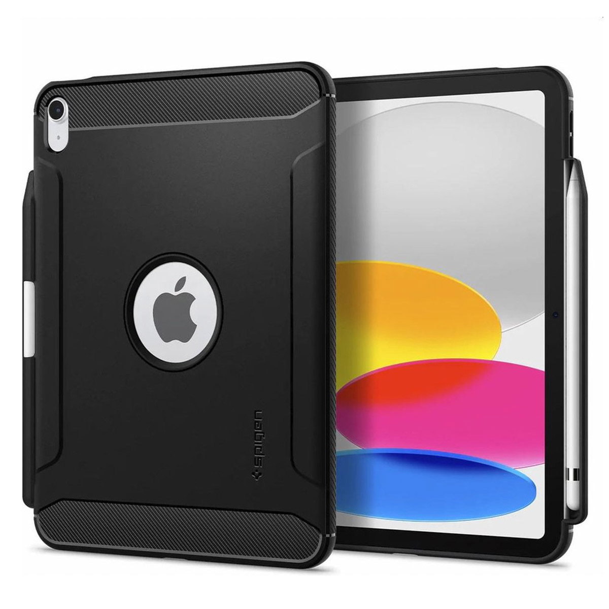 Spigen Coque Rugged Armor Apple iPad 11 (2025) 11 pouces A16 / iPad 10 (2022) 10.9 pouces - Black