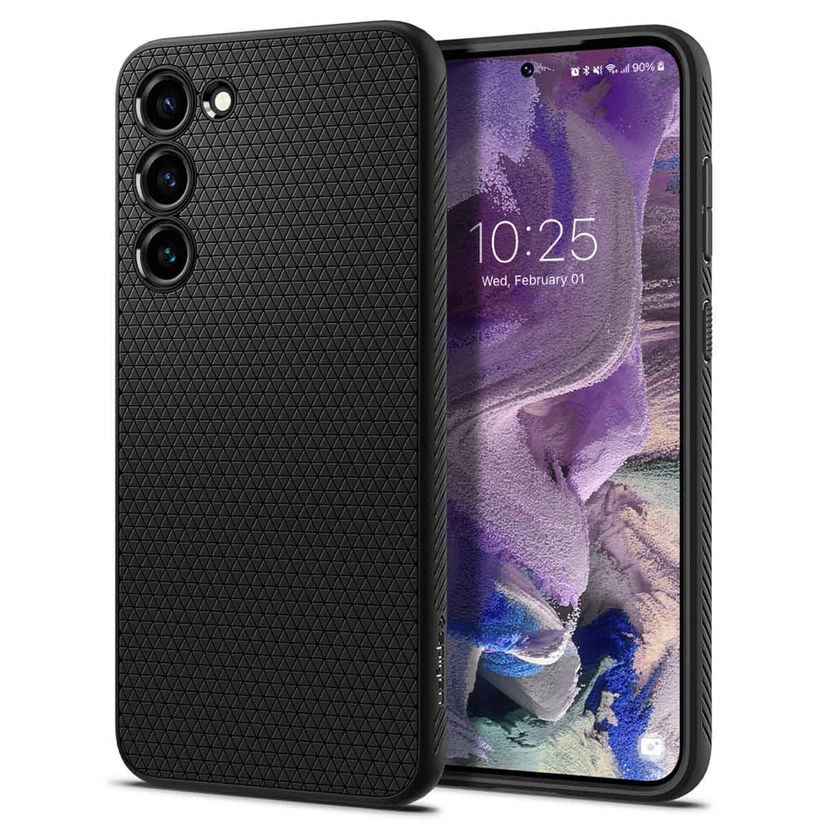 Spigen Liquid Air™ Backcover voor de Samsung Galaxy S23 - Zwart