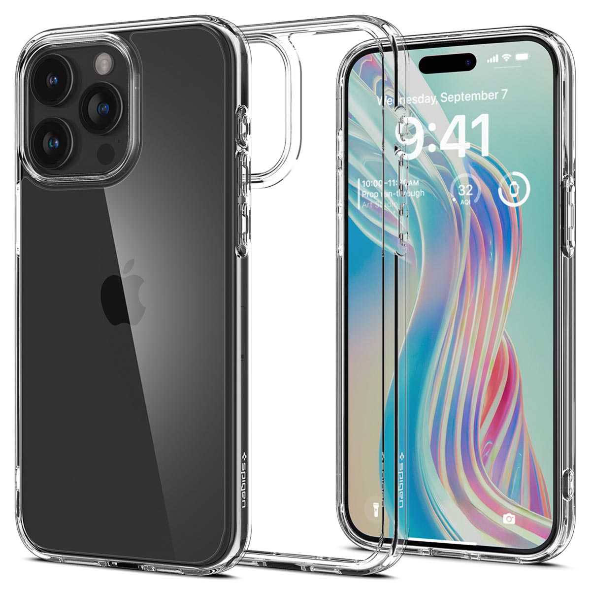 Spigen Coque Ultra Hybrid Apple iPhone 15 Pro Max - Crystal Clear