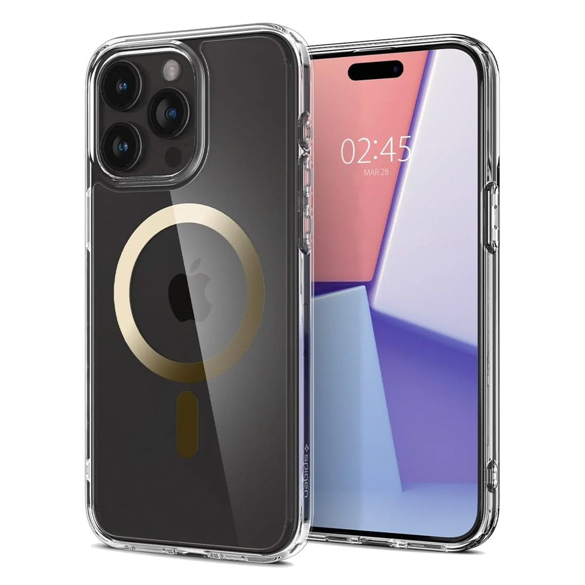 Spigen Coque Ultra Hybrid MagSafe Apple iPhone 15 Pro Max - Or