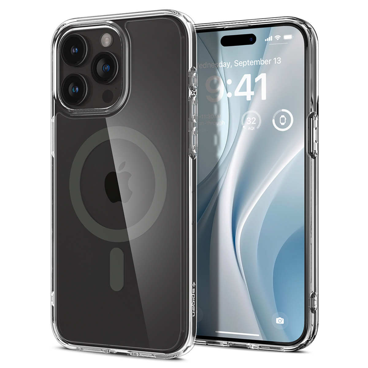 Spigen Coque Ultra Hybrid MagSafe Apple iPhone 15 Pro - Graphite