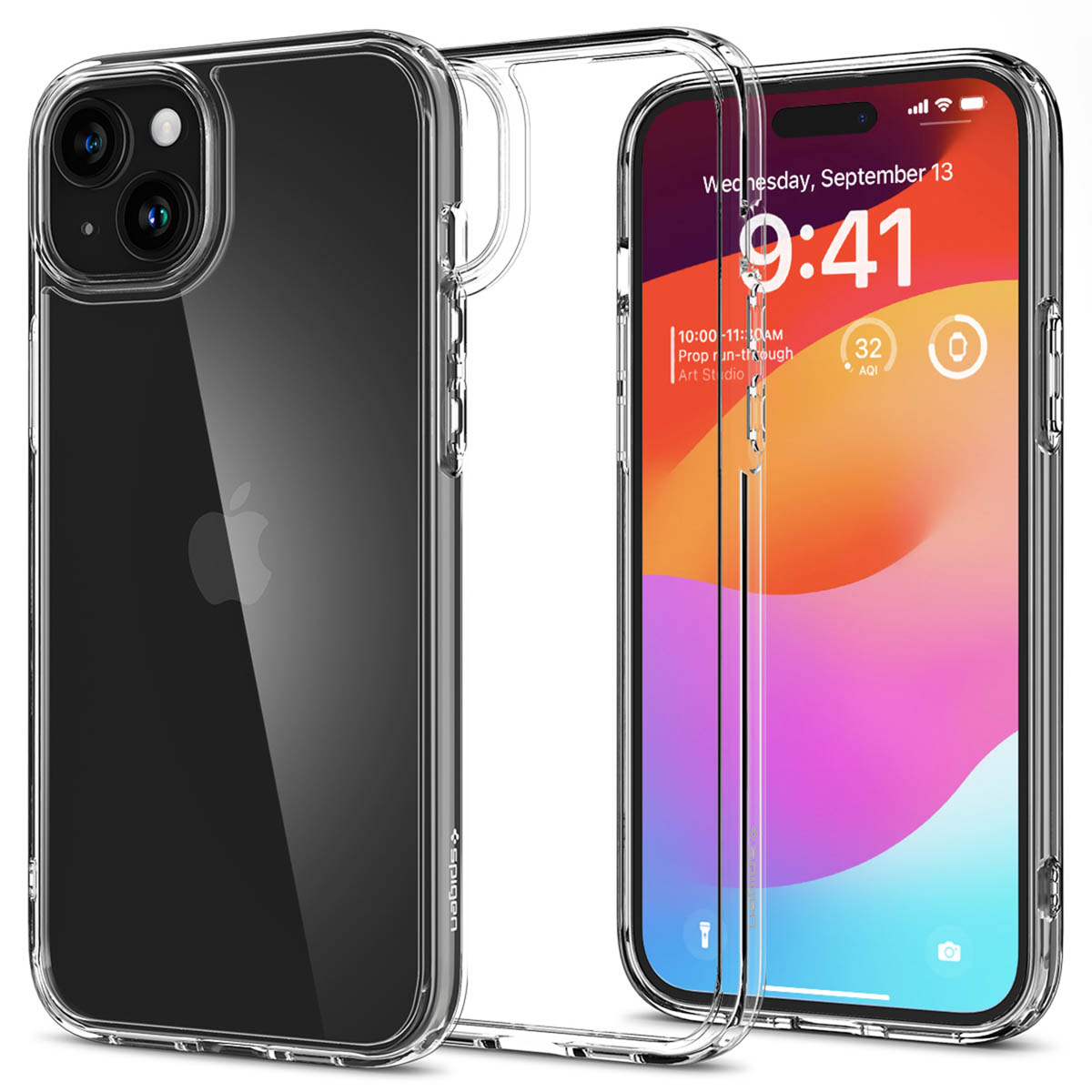 Spigen Coque Ultra Hybrid Apple iPhone 15 - Crystal Clear