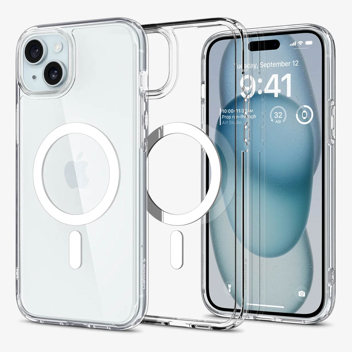 Spigen Coque Ultra Hybrid MagSafe Apple iPhone 15 - White